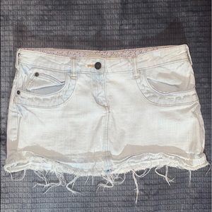 ‼️25.00 Sweet Mini Jean Skirt Light Denim